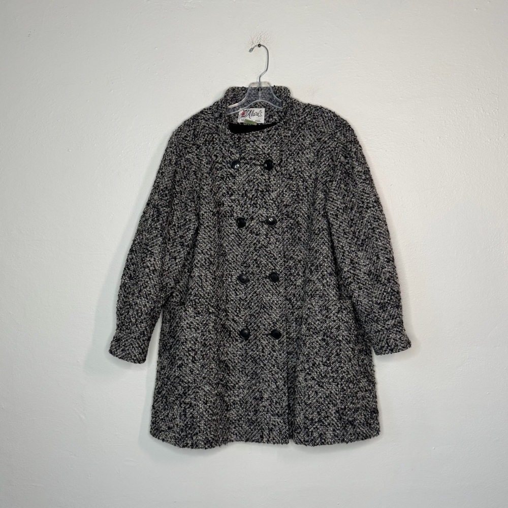 Vintage 1980s D’Allaird’s Double Breasted Wool Coat